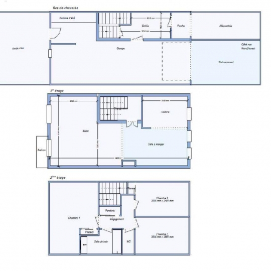  CABINET DE L'ILE : Maison / Villa | METZ (57050) | 95 m2 | 236 000 € 