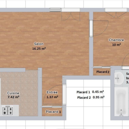  CABINET DE L'ILE : Apartment | MONTIGNY-LES-METZ (57950) | 40 m2 | 98 000 € 