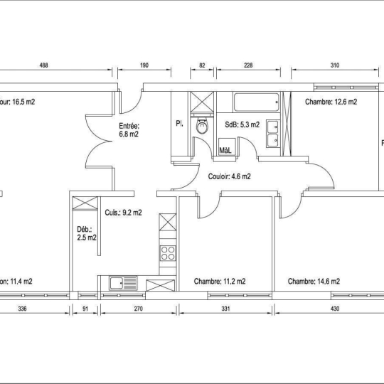  CABINET DE L'ILE : Appartement | LE BAN SAINT-MARTIN (57050) | 96 m2 | 219 000 € 