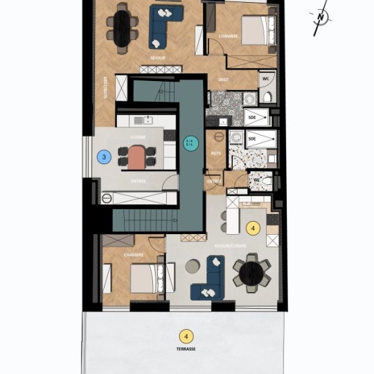  CABINET DE L'ILE : Appartement | ENNERY (57365) | 55 m2 | 99 000 € 