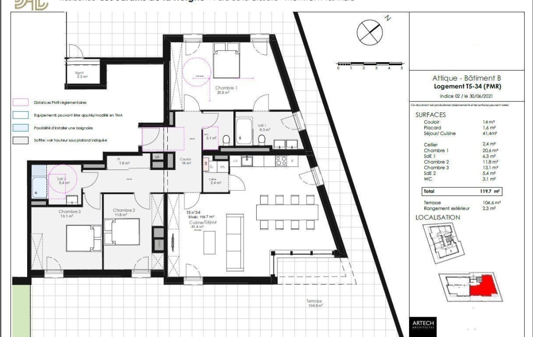 CABINET DE L'ILE : Appartement | MONTIGNY-LES-METZ (57950) | 120 m2 | 570 000 € 