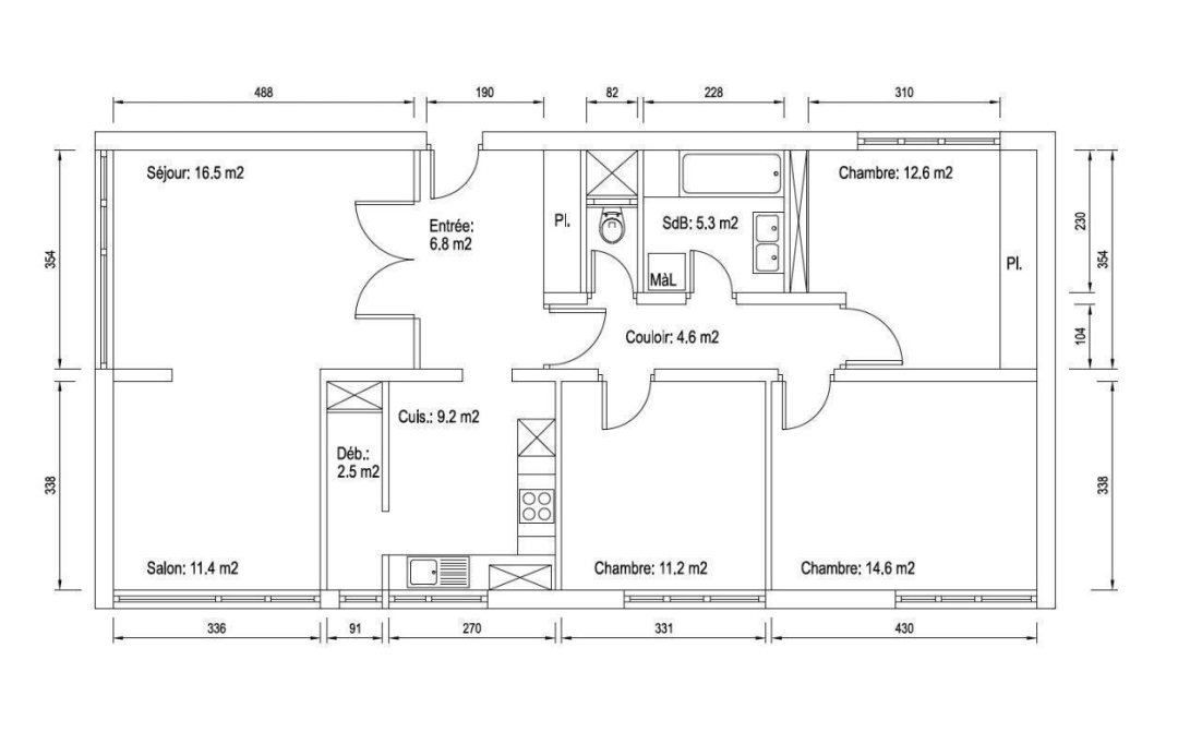 CABINET DE L'ILE : Appartement | LE BAN SAINT-MARTIN (57050) | 96 m2 | 219 000 € 