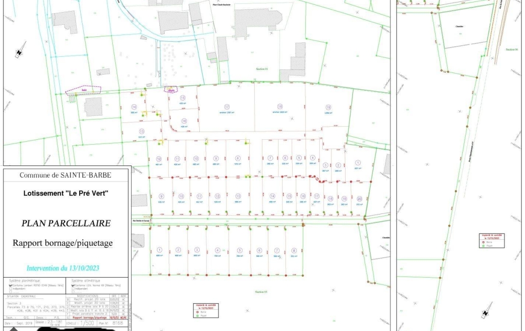 CABINET DE L'ILE : Terrain | SAINTE-BARBE (57640) | 112 m2 | 81 320 € 