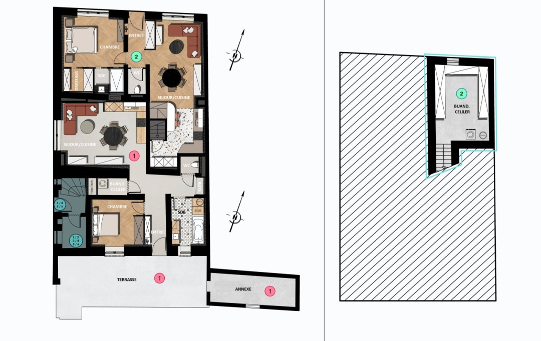 CABINET DE L'ILE : Appartement | ENNERY (57365) | 48 m2 | 149 000 € 