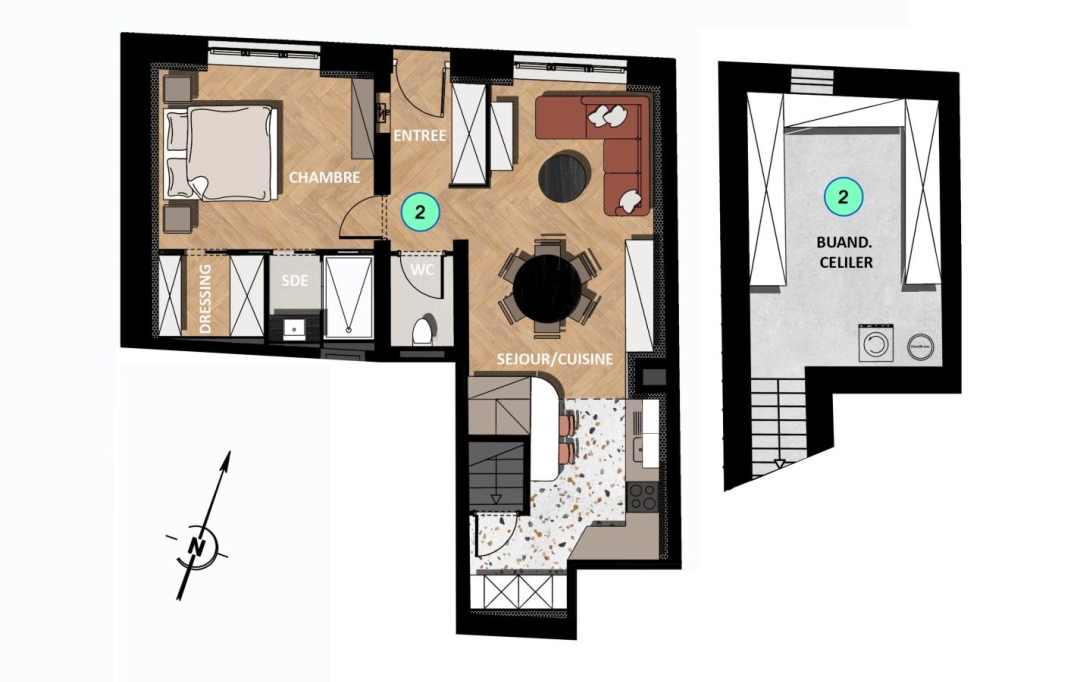 CABINET DE L'ILE : Appartement | ENNERY (57365) | 66 m2 | 99 000 € 