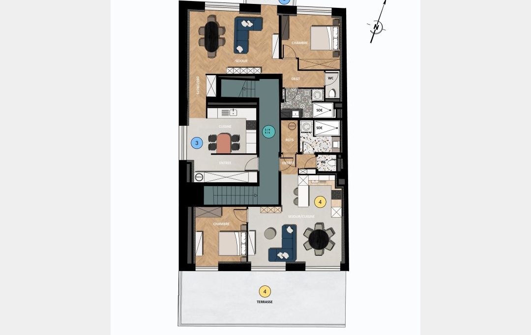 CABINET DE L'ILE : Appartement | ENNERY (57365) | 55 m2 | 99 000 € 