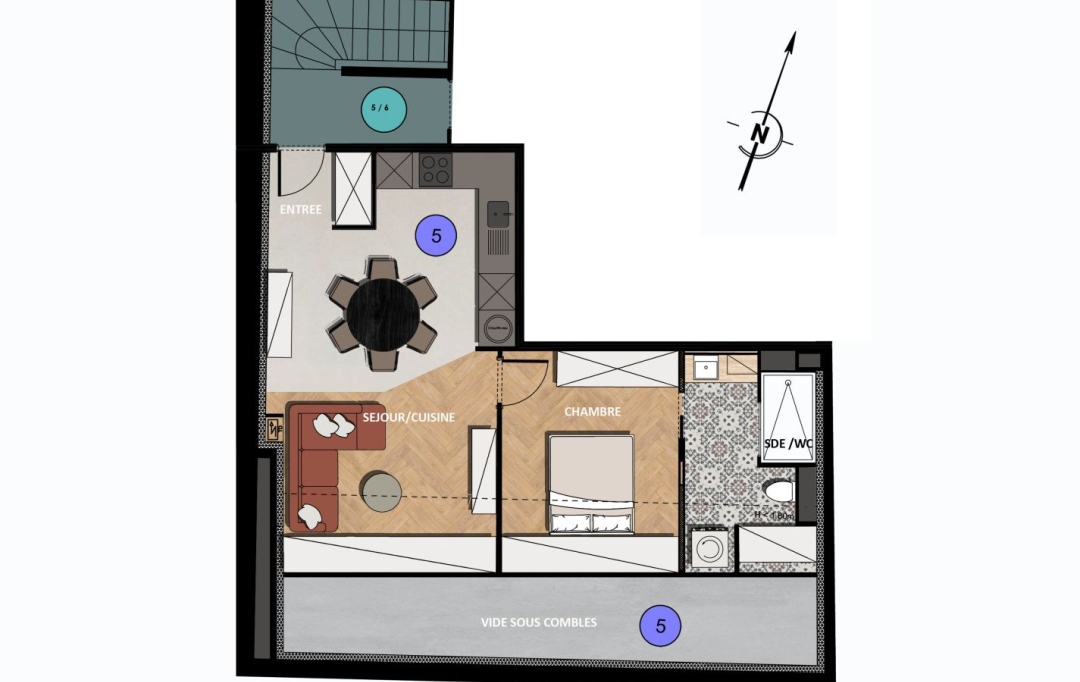 CABINET DE L'ILE : Appartement | ENNERY (57365) | 46 m2 | 49 900 € 