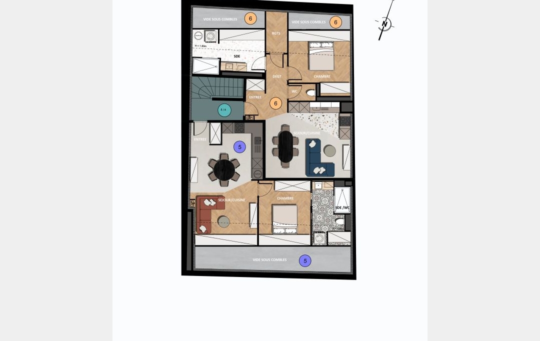 CABINET DE L'ILE : Appartement | ENNERY (57365) | 46 m2 | 49 900 € 