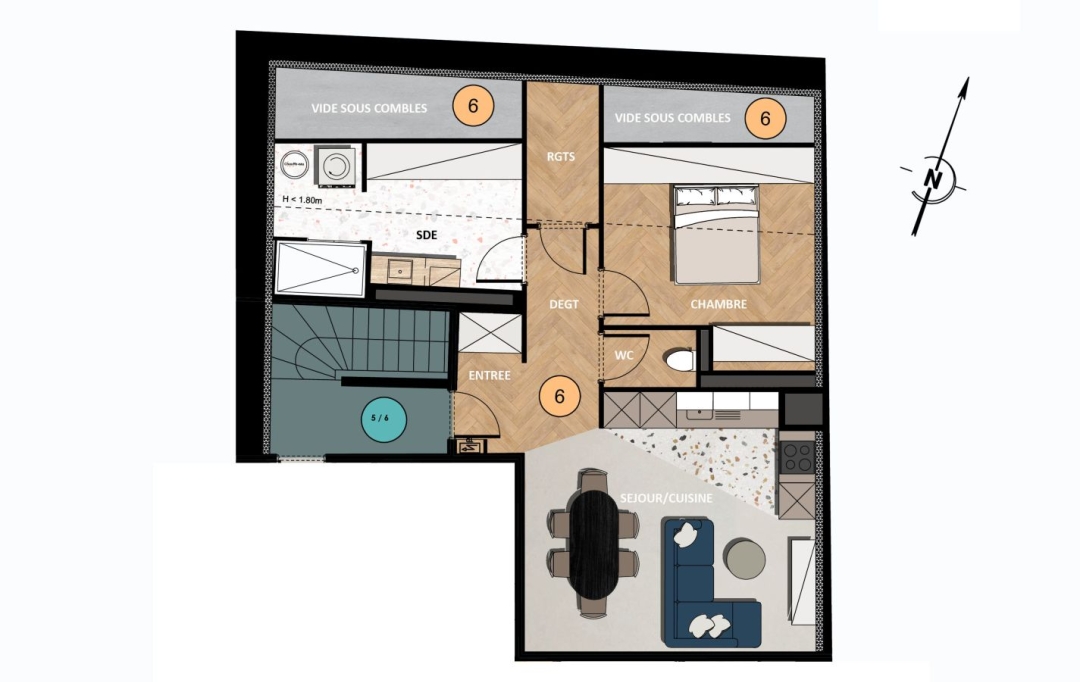 CABINET DE L'ILE : Appartement | ENNERY (57365) | 40 m2 | 49 900 € 