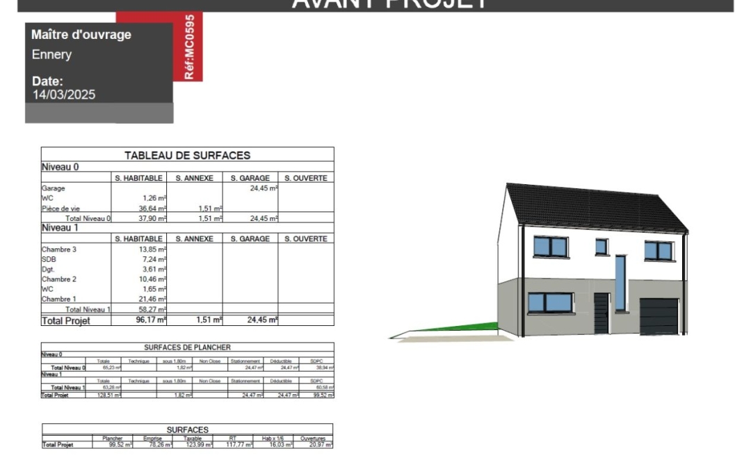 CABINET DE L'ILE : Terrain | ENNERY (57365) | 185 m2 | 79 000 € 
