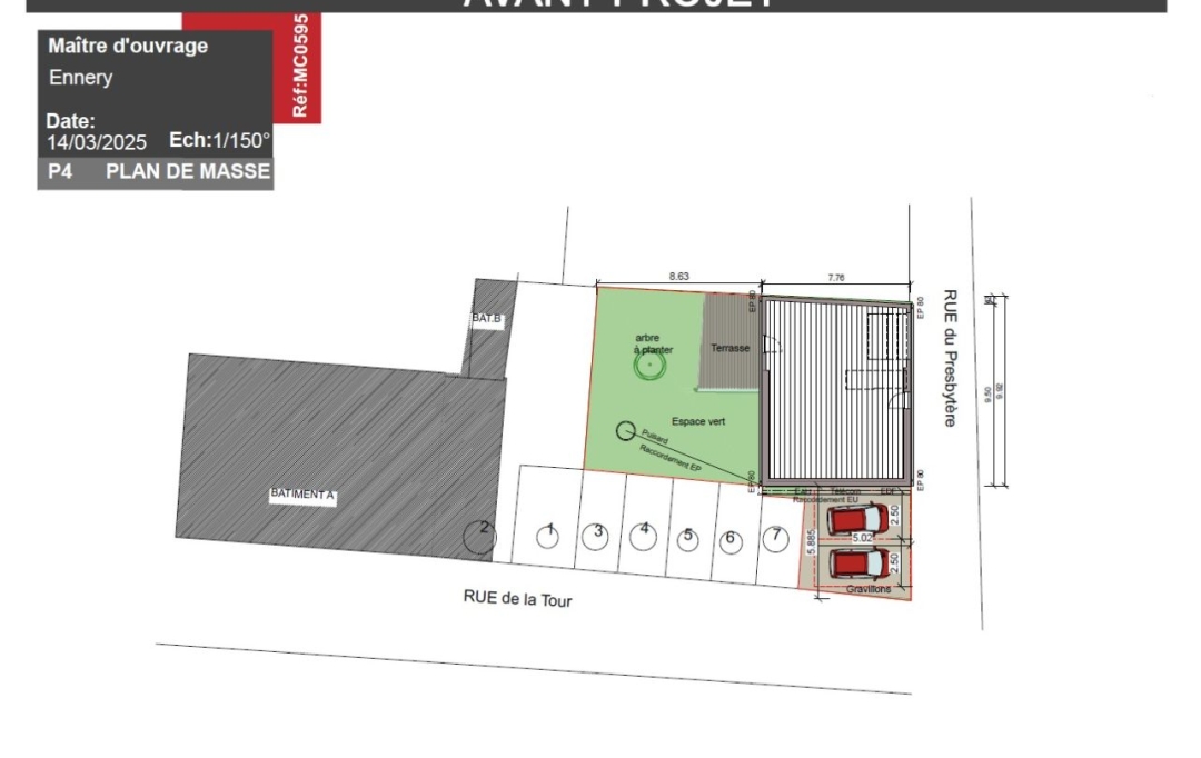 CABINET DE L'ILE : Terrain | ENNERY (57365) | 185 m2 | 79 000 € 
