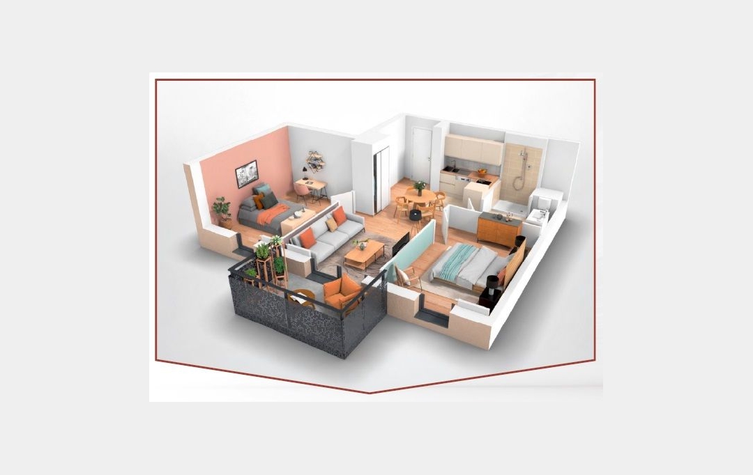 CABINET DE L'ILE : Apartment | MONTIGNY-LES-METZ (57950) | 46 m2 | 212 500 € 