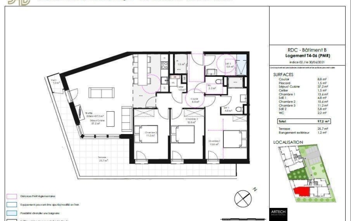 CABINET DE L'ILE : Appartement | MONTIGNY-LES-METZ (57950) | 97 m2 | 393 000 € 