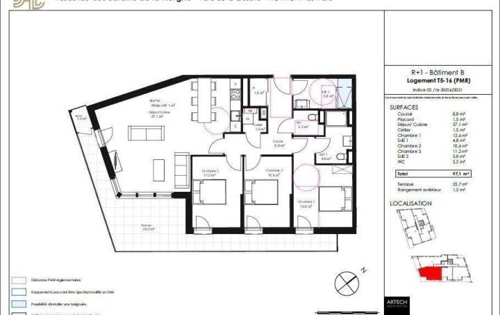 CABINET DE L'ILE : Appartement | MONTIGNY-LES-METZ (57950) | 97 m2 | 418 000 € 