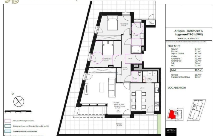 CABINET DE L'ILE : Appartement | MONTIGNY-LES-METZ (57950) | 87 m2 | 415 000 € 